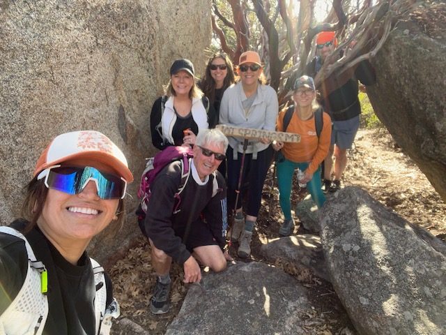 Awesome hike with family and friends for Jill Phillips