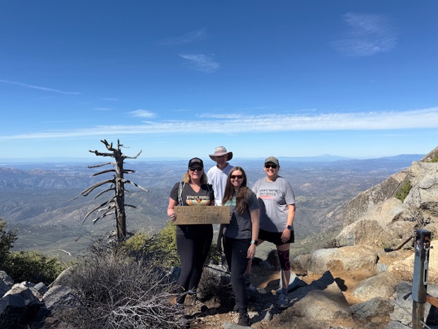 Cuyamaca’s to the peak longer trail route way better then the asphalt