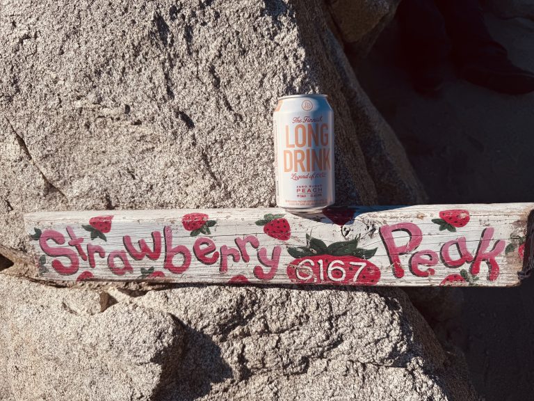 Chill and clean at Strawberry peak trail