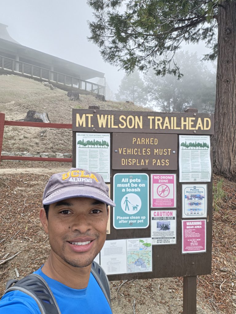Good weather today to complete Mt. Wilson!