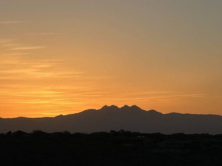 Sunrise over AZ