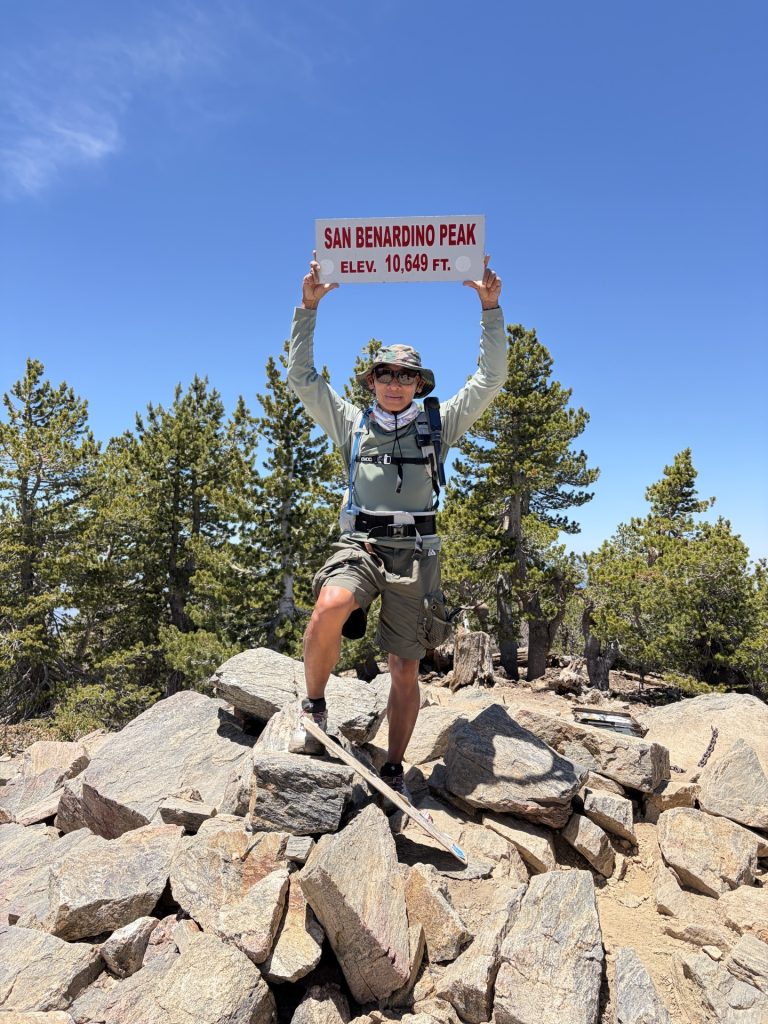The second highest mountain of the SoCal Six-Peaks Challenge