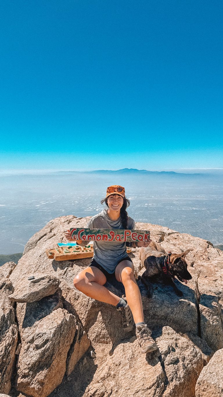 ☀️ Cucamonga Peak with a Pup